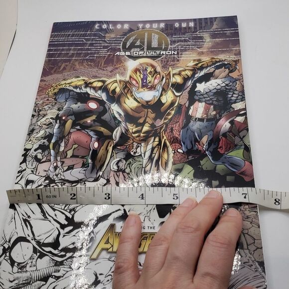 Age of Ultron color your own comic featuring Marvel Avengers book - Picture 8 of 10